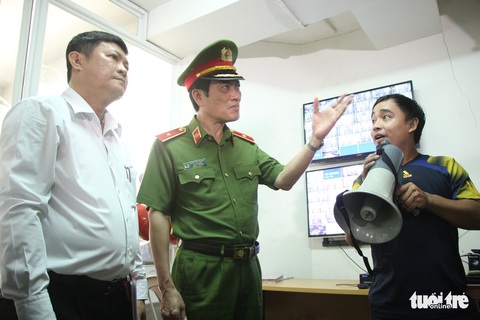 Bộ công an kiểm tra phòng cháy chữa cháy chung cư ở Sài Gòn - Ảnh 2. Bộ công an kiểm tra phòng cháy chữa cháy chung cư ở Sài Gòn - Ảnh 2.