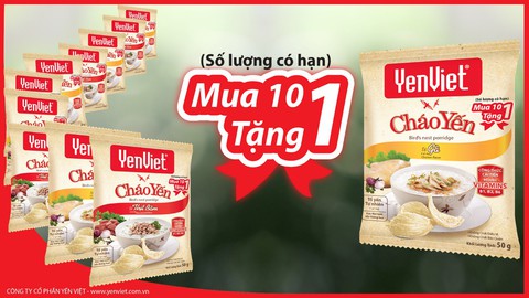 Cháo Yến YenViet - Mua 10 tặng 1 - Ảnh 2. Cháo Yến YenViet - Mua 10 tặng 1 - Ảnh 2.