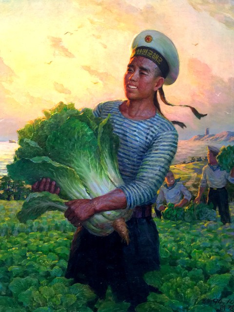 Tranh cổ động Triều Tiên: mỏ vàng hàng triệu đô-la - Ảnh 2. Tranh cổ động Triều Tiên: mỏ vàng hàng triệu đô-la - Ảnh 2.
