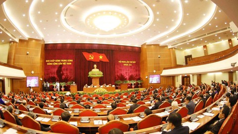 Bầu bổ sung ông Trần Cẩm Tú và ông Trần Thanh Mẫn vào Ban Bí thư - Ảnh 1. Bầu bổ sung ông Trần Cẩm Tú và ông Trần Thanh Mẫn vào Ban Bí thư - Ảnh 1.