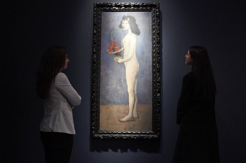 Bức họa nude của Picasso bán được 115 triệu USD - Ảnh 1. Bức họa nude của Picasso bán được 115 triệu USD - Ảnh 1.