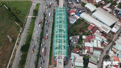 Hoàn thành lắp vòm hai nhà ga metro Bến Thành - Suối Tiên - Ảnh 5. Hoàn thành lắp vòm hai nhà ga metro Bến Thành - Suối Tiên - Ảnh 5.