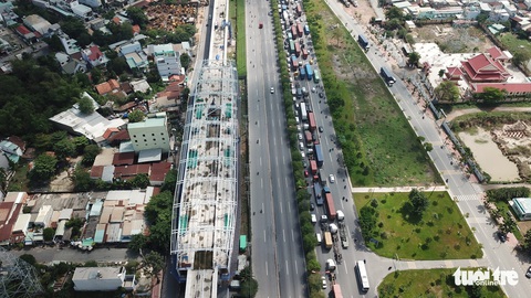 Hoàn thành lắp vòm hai nhà ga metro Bến Thành - Suối Tiên - Ảnh 8. Hoàn thành lắp vòm hai nhà ga metro Bến Thành - Suối Tiên - Ảnh 8.