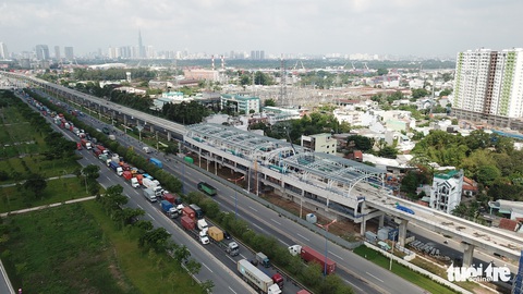 Hoàn thành lắp vòm hai nhà ga metro Bến Thành - Suối Tiên - Ảnh 6. Hoàn thành lắp vòm hai nhà ga metro Bến Thành - Suối Tiên - Ảnh 6.