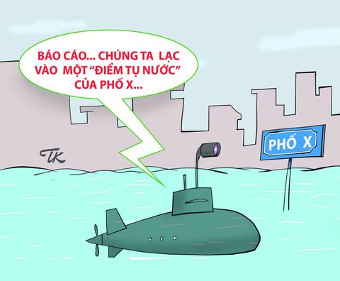 Hí họa Sài Gòn mùa... tụ nước - Ảnh 6.