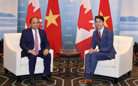 Tăng cường quan hệ đối tác toàn diện với Canada - Ảnh 1. Tăng cường quan hệ đối tác toàn diện với Canada - Ảnh 1.