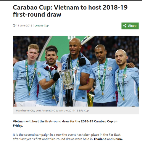 Việt Nam tổ chức bốc thăm vòng 1 Cúp Liên đoàn Anh 2018-2019 - Ảnh 1. Việt Nam tổ chức bốc thăm vòng 1 Cúp Liên đoàn Anh 2018-2019 - Ảnh 1.