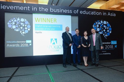 Apollo English nhận giải thưởng quốc tế EducationInvestor Asia Awards 2018 - Ảnh 2. Apollo English nhận giải thưởng quốc tế EducationInvestor Asia Awards 2018 - Ảnh 2.