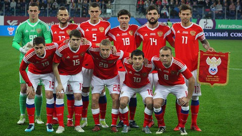 Chủ nhà Nga có thứ hạng thấp nhất tại World Cup 2018 - Ảnh 1. Chủ nhà Nga có thứ hạng thấp nhất tại World Cup 2018 - Ảnh 1.