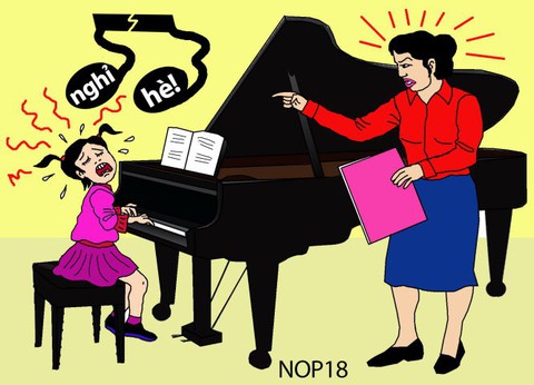Con ước gì không có môn piano trên đời - Ảnh 1. Con ước gì không có môn piano trên đời - Ảnh 1.