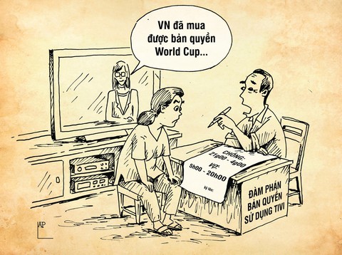 Hí họa mùa World cup: Người ấy và tôi anh chọn ai? - Ảnh 2. Hí họa mùa World cup: Người ấy và tôi anh chọn ai? - Ảnh 2.