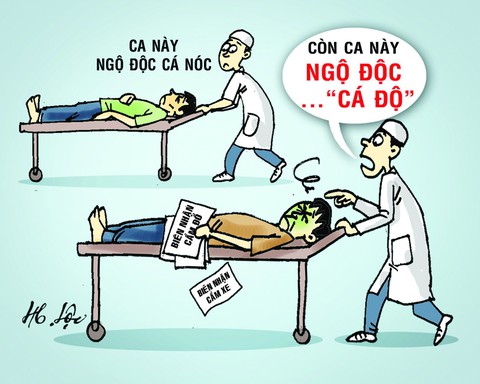 Hí họa: World cup - mùa ngộ độc cá...độ - Ảnh 1. Hí họa: World cup - mùa ngộ độc cá...độ - Ảnh 1.