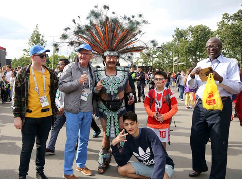 Sắc màu ngày khai mạc World Cup 2018 - Ảnh 3. Sắc màu ngày khai mạc World Cup 2018 - Ảnh 3.