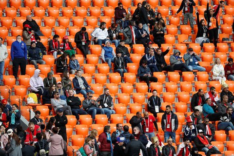 FIFA điều tra hàng ngàn ghế trống mỗi trận World Cup 2018 - Ảnh 1. FIFA điều tra hàng ngàn ghế trống mỗi trận World Cup 2018 - Ảnh 1.