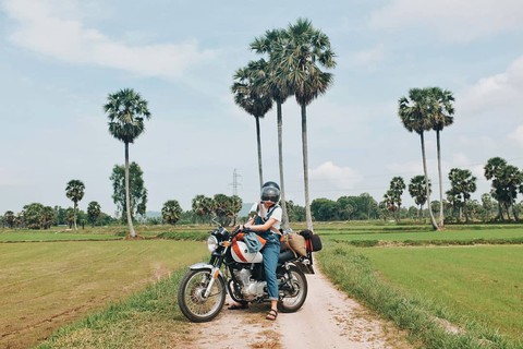 Nữ phượt thủ xuyên Việt độc hành bằng xe máy - Ảnh 9. Nữ phượt thủ xuyên Việt độc hành bằng xe máy - Ảnh 9.