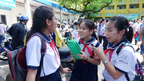 Chiều nay 17-6 công bố điểm thi vào lớp 6 Trường Trần Đại Nghĩa - Ảnh 1. Chiều nay 17-6 công bố điểm thi vào lớp 6 Trường Trần Đại Nghĩa - Ảnh 1.