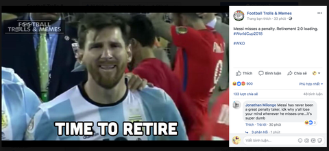 Đá hỏng penalty, Messi bị chế ảnh thành... Miss - Ảnh 8. Đá hỏng penalty, Messi bị chế ảnh thành... Miss - Ảnh 8.