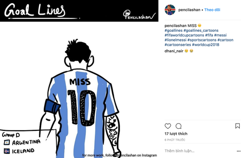 Đá hỏng penalty, Messi bị chế ảnh thành... Miss - Ảnh 6. Đá hỏng penalty, Messi bị chế ảnh thành... Miss - Ảnh 6.