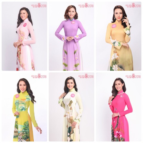 Thí sinh Hoa hậu Việt Nam duyên dáng trong tà áo dài - Ảnh 2. Thí sinh Hoa hậu Việt Nam duyên dáng trong tà áo dài - Ảnh 2.