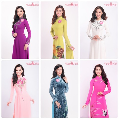 Thí sinh Hoa hậu Việt Nam duyên dáng trong tà áo dài - Ảnh 4. Thí sinh Hoa hậu Việt Nam duyên dáng trong tà áo dài - Ảnh 4.
