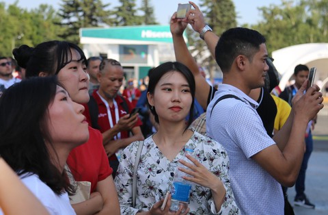 World Cup 2018 xao xuyến vì những bóng hồng châu Á - Ảnh 7. World Cup 2018 xao xuyến vì những bóng hồng châu Á - Ảnh 7.