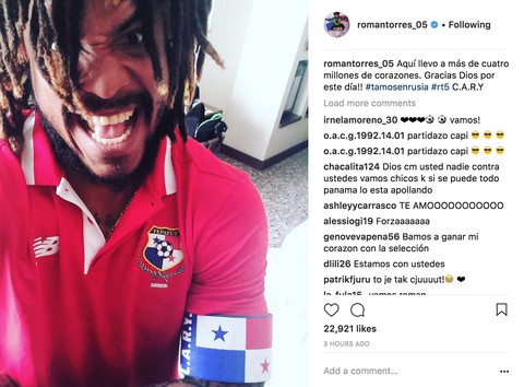 Giọt nước mắt lay động cộng đồng của đội trưởng tuyển Panama - Ảnh 2. Giọt nước mắt lay động cộng đồng của đội trưởng tuyển Panama - Ảnh 2.