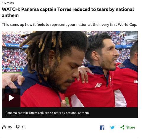 Giọt nước mắt lay động cộng đồng của đội trưởng tuyển Panama - Ảnh 7. Giọt nước mắt lay động cộng đồng của đội trưởng tuyển Panama - Ảnh 7.