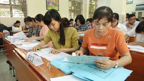 Tuyển sinh lớp 10 tại TP.HCM: Hôm nay, 87.400 sĩ tử đi thi - Ảnh 3. Tuyển sinh lớp 10 tại TP.HCM: Hôm nay, 87.400 sĩ tử đi thi - Ảnh 3.