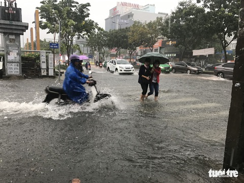 Sài Gòn giờ mưa lớn không ngập mới lạ - Ảnh 4. Sài Gòn giờ mưa lớn không ngập mới lạ - Ảnh 4.