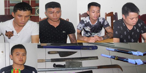Bắt nhóm thanh niên dùng súng tự chế bắn vào nhà dân - Ảnh 1. Bắt nhóm thanh niên dùng súng tự chế bắn vào nhà dân - Ảnh 1.