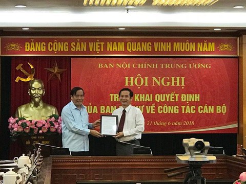 Ông Nguyễn Thái Học làm phó trưởng Ban Nội chính trung ương - Ảnh 2. Ông Nguyễn Thái Học làm phó trưởng Ban Nội chính trung ương - Ảnh 2.