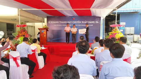 Công ty CJ Vina Agri khánh thành dây chuyền xuất hàng xá tự động - Ảnh 2. Công ty CJ Vina Agri khánh thành dây chuyền xuất hàng xá tự động - Ảnh 2.