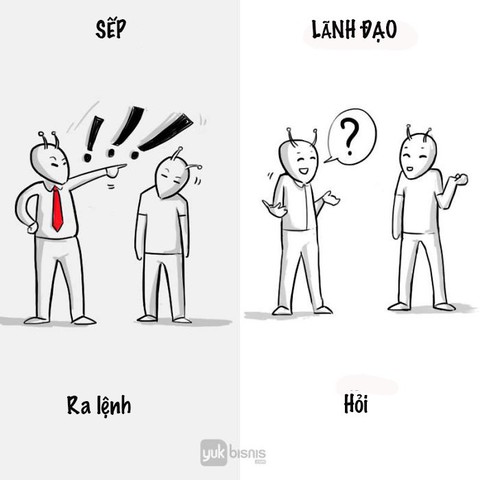 Sự khác nhau giữa sếp và lãnh đạo - Ảnh 6. Sự khác nhau giữa sếp và lãnh đạo - Ảnh 6.