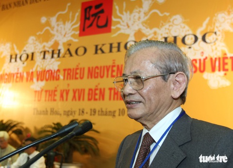 Chia tay giáo sư Phan Huy Lê - người thầy của nền sử Việt - Ảnh 1. Chia tay giáo sư Phan Huy Lê - người thầy của nền sử Việt - Ảnh 1.