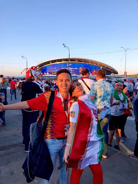 Theo chân chàng trai Việt tận hưởng không khí World Cup 2018 - Ảnh 6. Theo chân chàng trai Việt tận hưởng không khí World Cup 2018 - Ảnh 6.