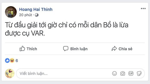 Danh thủ và cư dân mạng xôn xao bàn tán về VAR - Ảnh 7. Danh thủ và cư dân mạng xôn xao bàn tán về VAR - Ảnh 7.