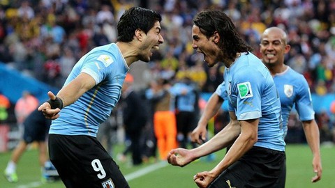 Song sát Suarez - Cavani đè bẹp ‘Gấu Nga’ - Ảnh 2. Song sát Suarez - Cavani đè bẹp ‘Gấu Nga’ - Ảnh 2.