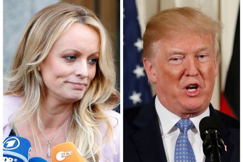 Cô đào phim khiêu dâm xì-căng-đan với ông Trump tính gặp công tố viên - Ảnh 1. Cô đào phim khiêu dâm xì-căng-đan với ông Trump tính gặp công tố viên - Ảnh 1.