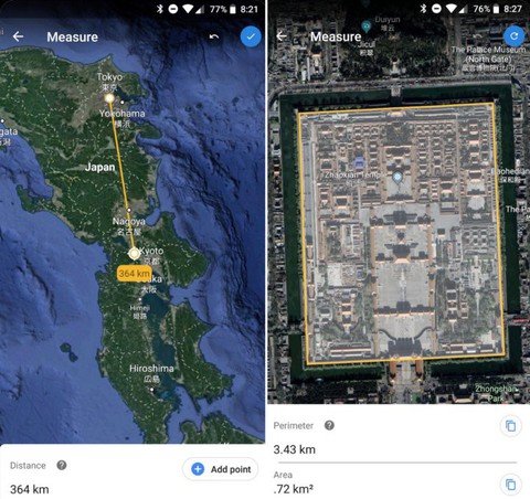 Google Earth giúp người dùng đo khoảng cách và diện tích - Ảnh 2. Google Earth giúp người dùng đo khoảng cách và diện tích - Ảnh 2.