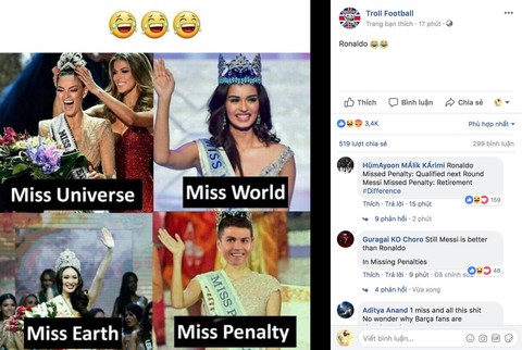 Ronaldo xấu xí, dân mạng... chúc mừng Messi - Ảnh 5. Ronaldo xấu xí, dân mạng... chúc mừng Messi - Ảnh 5.