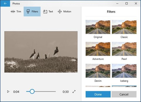 Hướng dẫn sử dụng công cụ chỉnh sửa video ẩn của Windows 10 - Ảnh 15. Hướng dẫn sử dụng công cụ chỉnh sửa video ẩn của Windows 10 - Ảnh 15.