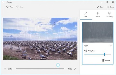 Hướng dẫn sử dụng công cụ chỉnh sửa video ẩn của Windows 10 - Ảnh 19. Hướng dẫn sử dụng công cụ chỉnh sửa video ẩn của Windows 10 - Ảnh 19.