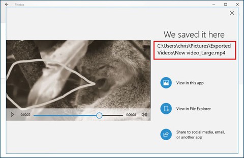 Hướng dẫn sử dụng công cụ chỉnh sửa video ẩn của Windows 10 - Ảnh 25. Hướng dẫn sử dụng công cụ chỉnh sửa video ẩn của Windows 10 - Ảnh 25.