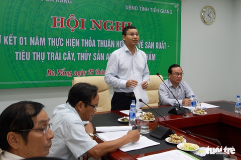Bất ngờ trái cây Tiền Giang lấy một nửa thị phần Đà Nẵng - Ảnh 1. Bất ngờ trái cây Tiền Giang lấy một nửa thị phần Đà Nẵng - Ảnh 1.