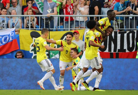 Mina đưa Colombia vào vòng 16 đội - Ảnh 3. Mina đưa Colombia vào vòng 16 đội - Ảnh 3.