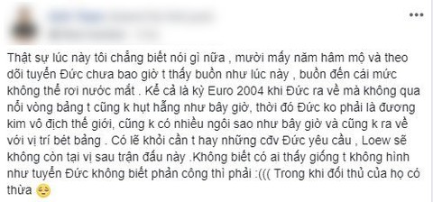 Tuyển Đức thống trị mạng xã hội sau khi bị loại khỏi World Cup - Ảnh 7. Tuyển Đức thống trị mạng xã hội sau khi bị loại khỏi World Cup - Ảnh 7.
