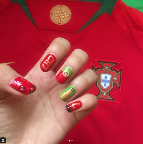 10 bộ nail cực chất cổ vũ vòng 1/8 World Cup - Ảnh 3. 10 bộ nail cực chất cổ vũ vòng 1/8 World Cup - Ảnh 3.