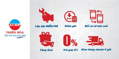 Điện máy Thiên Hòa tung hàng loạt khuyến mại, quà tặng trong mùa World Cup 2018 - Ảnh 3. Điện máy Thiên Hòa tung hàng loạt khuyến mại, quà tặng trong mùa World Cup 2018 - Ảnh 3.