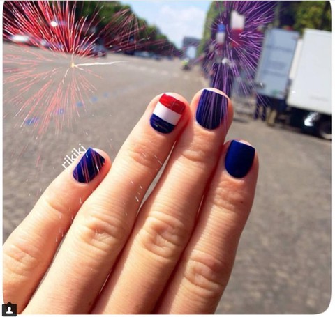 10 bộ nail cực chất cổ vũ vòng 1/8 World Cup - Ảnh 6. 10 bộ nail cực chất cổ vũ vòng 1/8 World Cup - Ảnh 6.