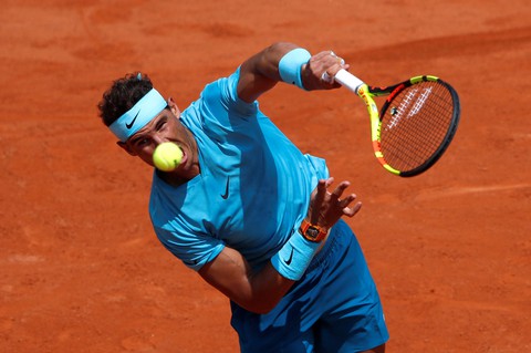 Roland Garros 2018: Nadal dễ dàng đi tiếp, Wozniacki bị loại - Ảnh 1. Roland Garros 2018: Nadal dễ dàng đi tiếp, Wozniacki bị loại - Ảnh 1.